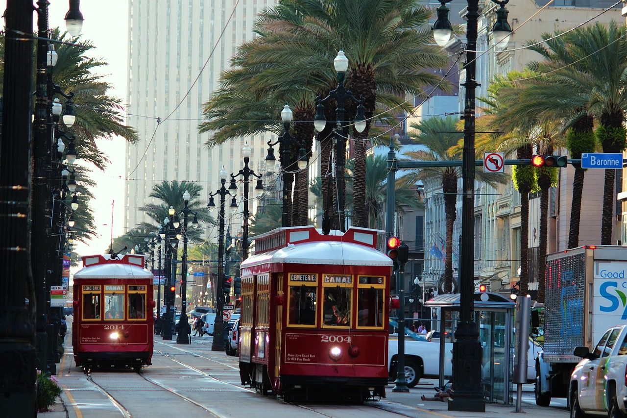 New orleans, tram, america — examplearticle